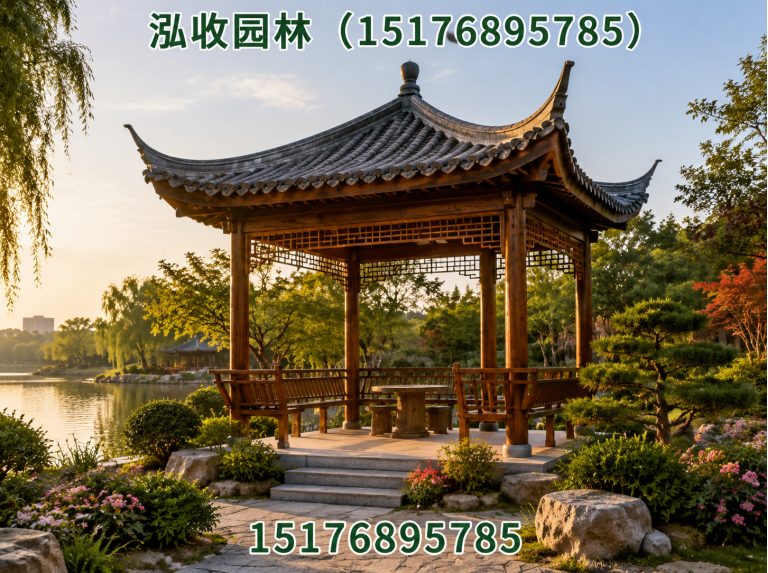 包头防腐木展示图